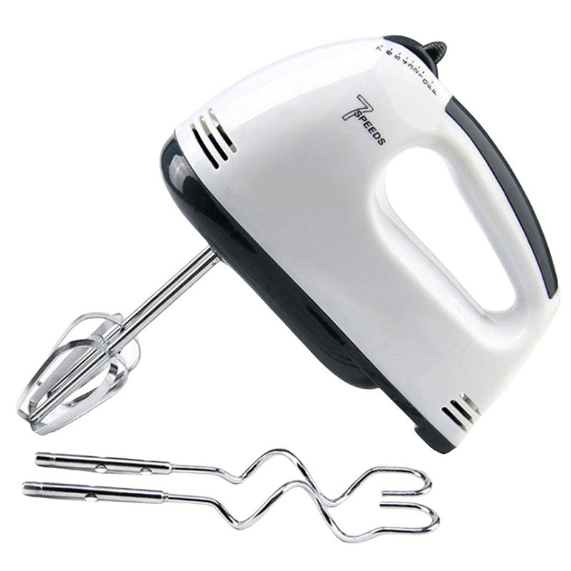 Espumadores de Leite 100W 7 Velocidades, Mini Misturador, Liquidificador de Alimentos, Processador de Alimentos Multifuncional, Batedor de Creme de Cozinha, Ferramentas Elétricas de Cozinha