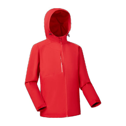 Casual jacket hooded jacket cardigan custom printable embroidered logo men's and women's outdoor windbreakers workwear