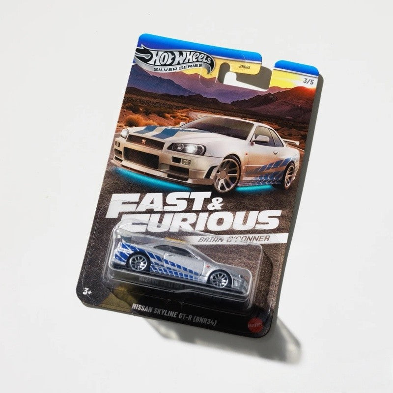 Hot Wheels Velozes e Furiosos HNR88-H Série Carro de Liga Leve Modelo 1/64 Toyota Subaru Mitsubishi Simulação de Carro Moderno Brinquedos de Carro Fundido