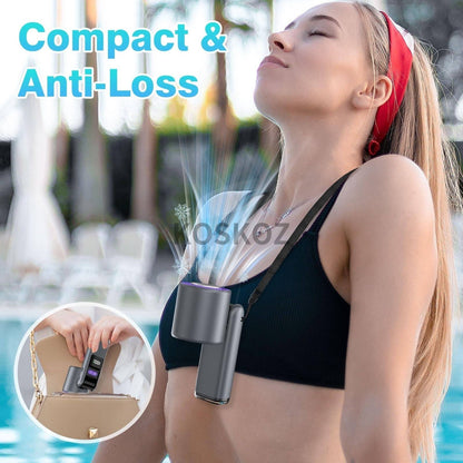 3 IN 1 Handheld Fan, Mini Fan with Flashlight and Cooling, with Air Turbo Cooling Fan for Outdoor Activities, Travel, Working