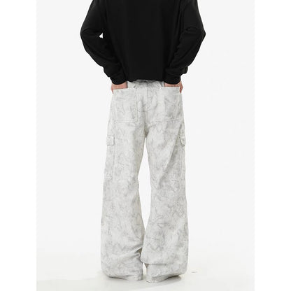 Summer Men's Y2k White Pants Baggy Streetwear Harajuku Japanese 2000s Style Pants Jogger 90s Vintage Trousers Fashion Clothes