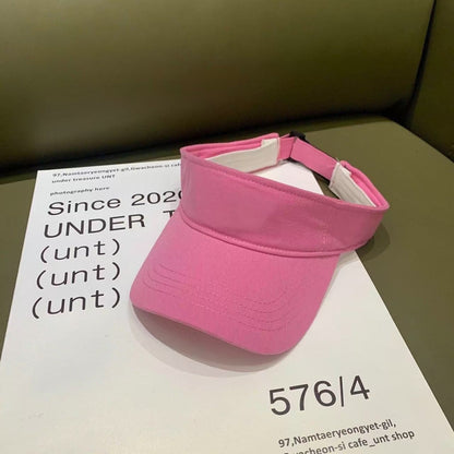 New cotton sports and leisure men, women and children can empty top hat, hat, tennis hat, sun protection outdoor running hat