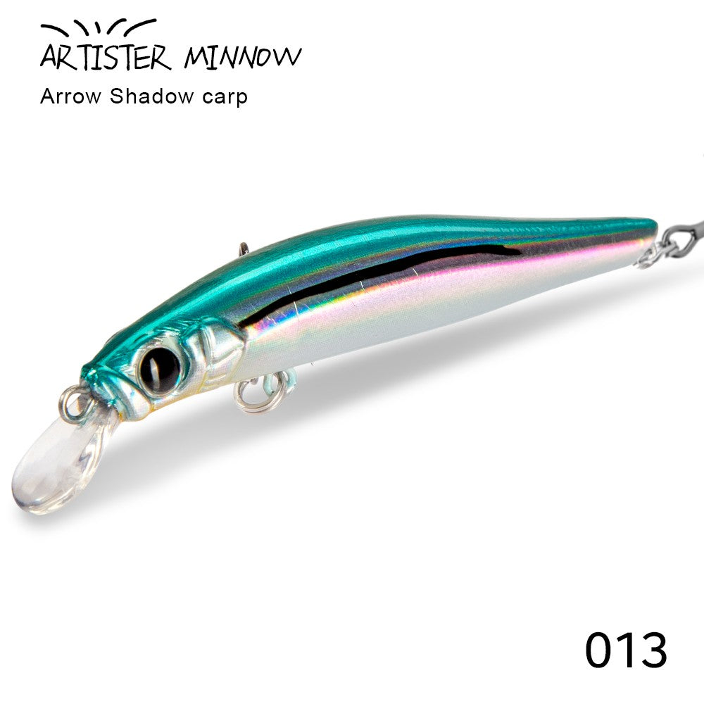Isca de Pesca de Truta Hunthouse Isca Rígida Sinking Jerkbait 70/80/105mm 7/8.5/18.5g Artist Minnow Isca de Pesca Marinha Twitch Para Robalo