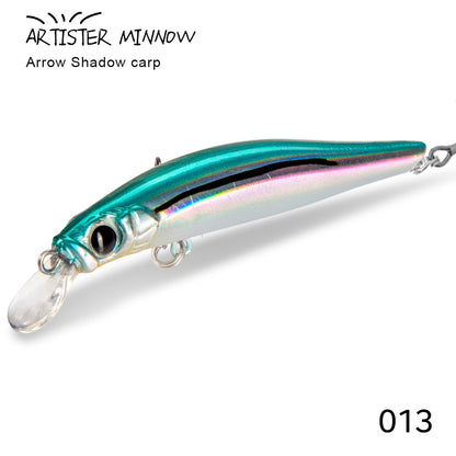 Isca de Pesca de Truta Hunthouse Isca Rígida Sinking Jerkbait 70/80/105mm 7/8.5/18.5g Artist Minnow Isca de Pesca Marinha Twitch Para Robalo