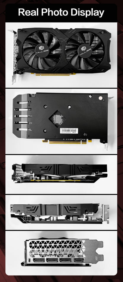 Placa de Vídeo MLLSE RX 5500xt 8gb Gaming 7NM 128bit GDDR6 8 pinos PCI Express 4.0 x 8 1717MHz HDMI*1 DP*3 Desktop