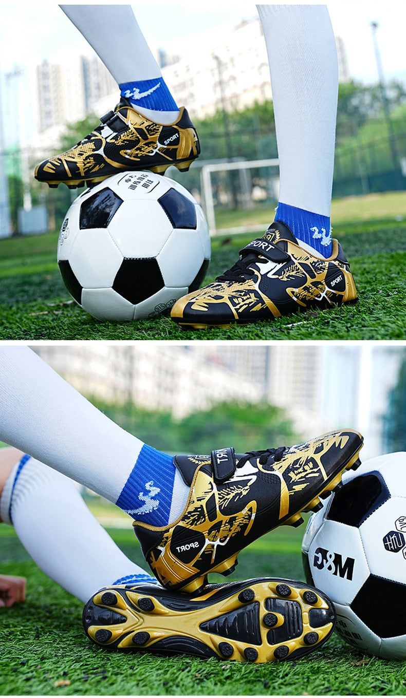 New Kids Football Shoes Match Soccer Shoes Indoor Football Field Boots Grass Training Original  Professional Sneaker Comfortable