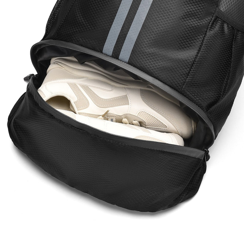 [Mochila Esportiva de Yoga e Fitness] Mochila Esportiva com Cordão de Grande Capacidade - Bolsa de Basquete e Futebol para Esportes ao Ar Livre