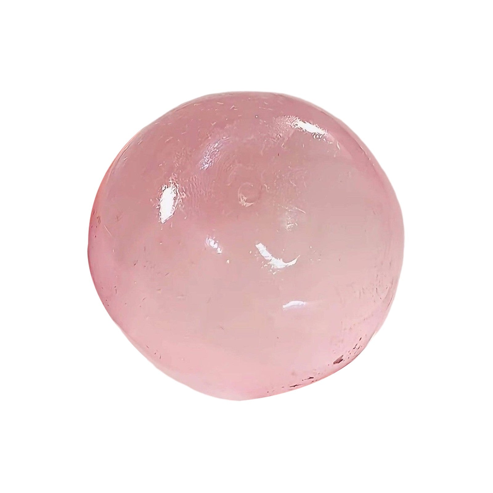 Transparent Squishy Ball Stress Relief Toy Anti Anxiety Squeeze Toy Crystal Decompression Gadget Fun Fidget Toy for Adults Kids