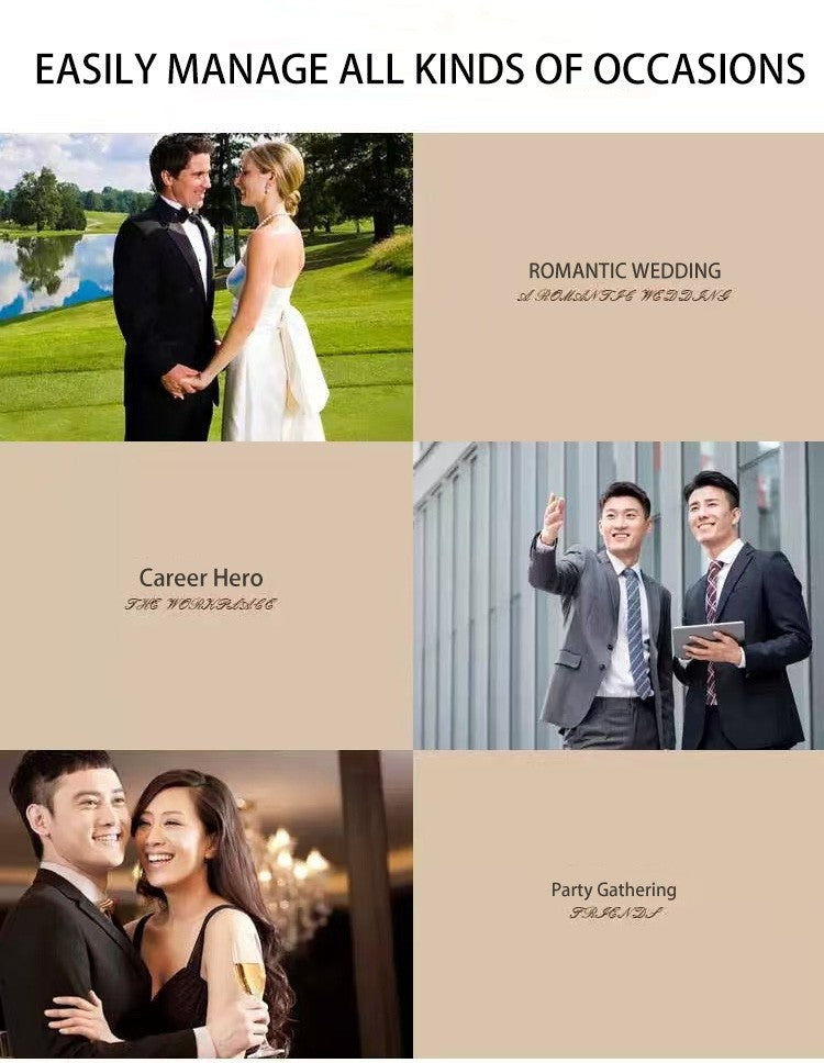 Men's Three-piece Suit Herringbone Pattern Single Breasted Slim Fit Suits for Men Suit Set Luxury 2025 Costumes Man Formal Suits