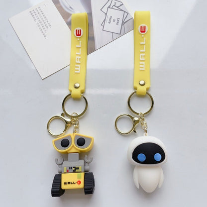 Chaveiro De Mobilização De Robô Desenho Animado Criativo Bonito Disney Wall-E Eva Chaveiro Kawaii Pingente De Decoração De Bolsa Masculina E Feminina Presente