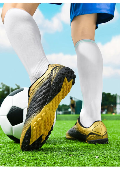 Unisex Soccer Cleats for Youth Comfortable Breathable Football Shoes for Match Training