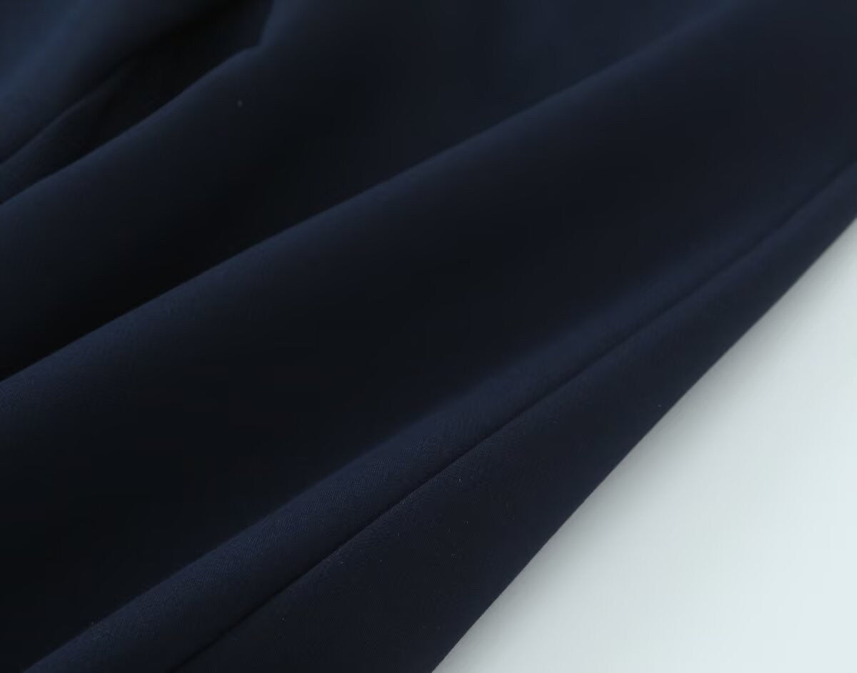 2025 summer new women's comfortable commuting rolled-up trousers with belt simple casual trousers