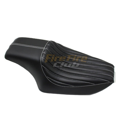 Banco de Couro PU para Motocicleta, Assento Dianteiro e Traseiro para Piloto e Passageiro Harley Sportster XL iron 883 1200 48 Forty-eight 2004-2016