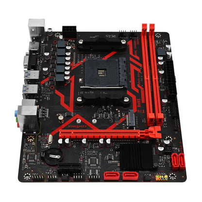 Placa-mãe ZSUS A520 AMD Ryzen 5 5600X DDR4 32GB 3200MHz Suporte M.2 NVMe Placa-mãe Micro ATX AM4 Ryzen
