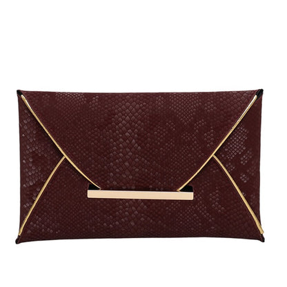 Envelope Clutch Handbag PU Leather Envelope Bag Envelope Clutch Bag for Weddings Parties Bridal Proms