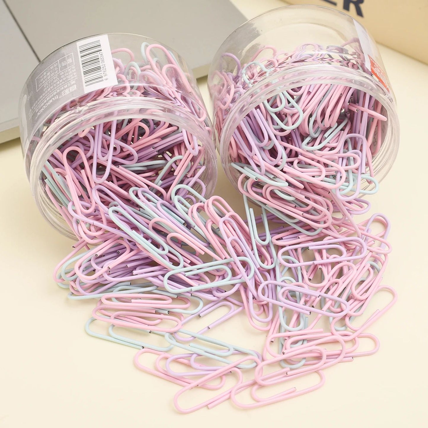Portable Mini Color Paper Clips Metal Paperclips Binder For Paper Text Photo Cards Marking Clips Home Office Stationery