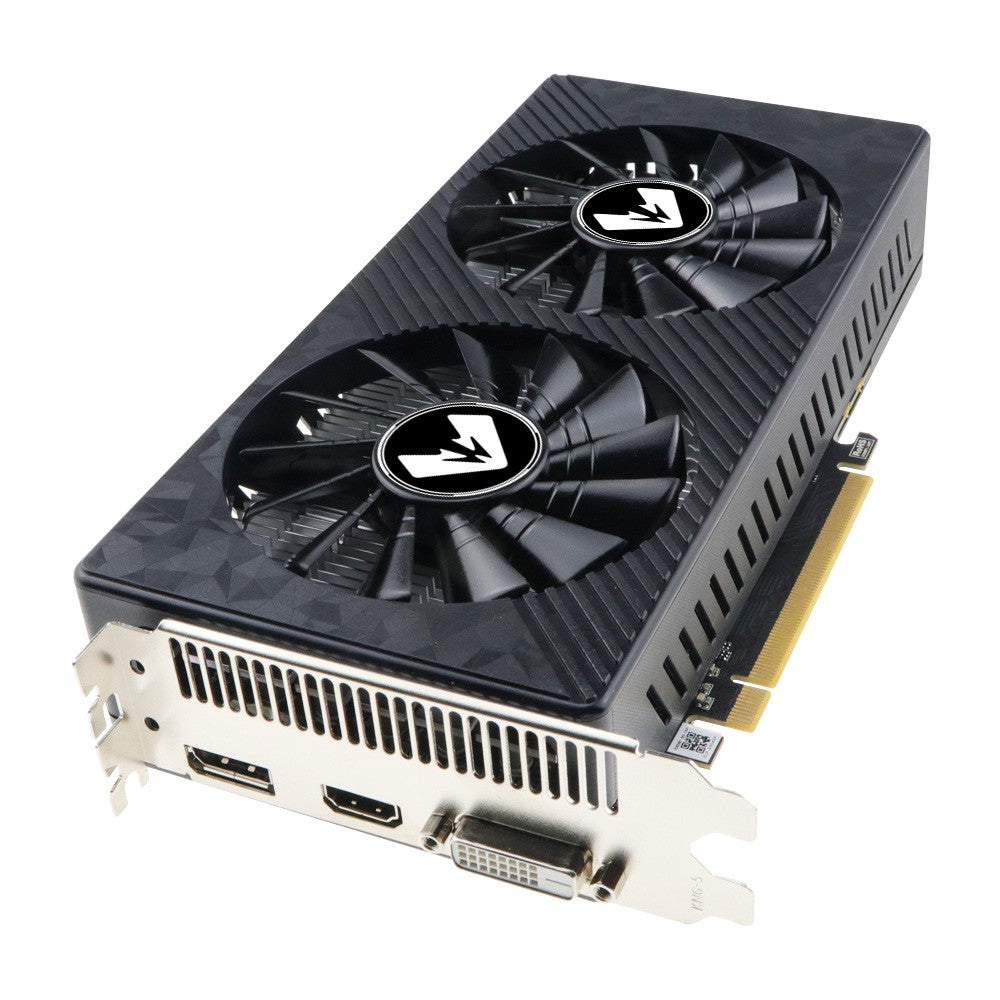 MOUGOL AMD Radeon RX590 GME 8G Placa de Vídeo GDDR5 2304 CUDA PCIE3.0x16 HDMI DP para Computadores Gamer