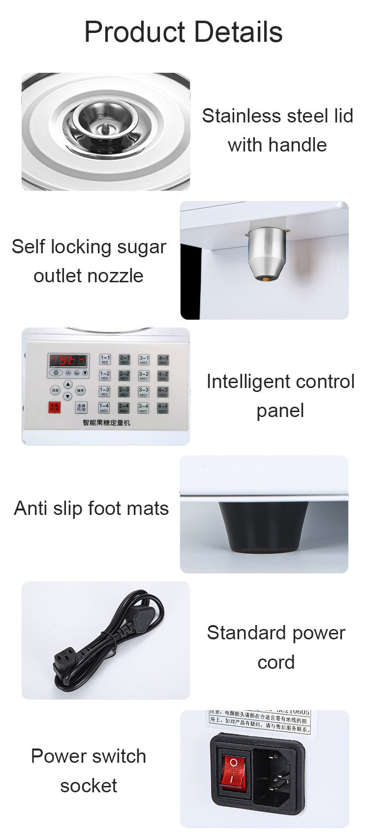 16 Grid Quantitative Fructose Filling Machine Bubble Milk Tea Shop Automatic Electric Syrup Sugar Dispenser Levulose Quantifier