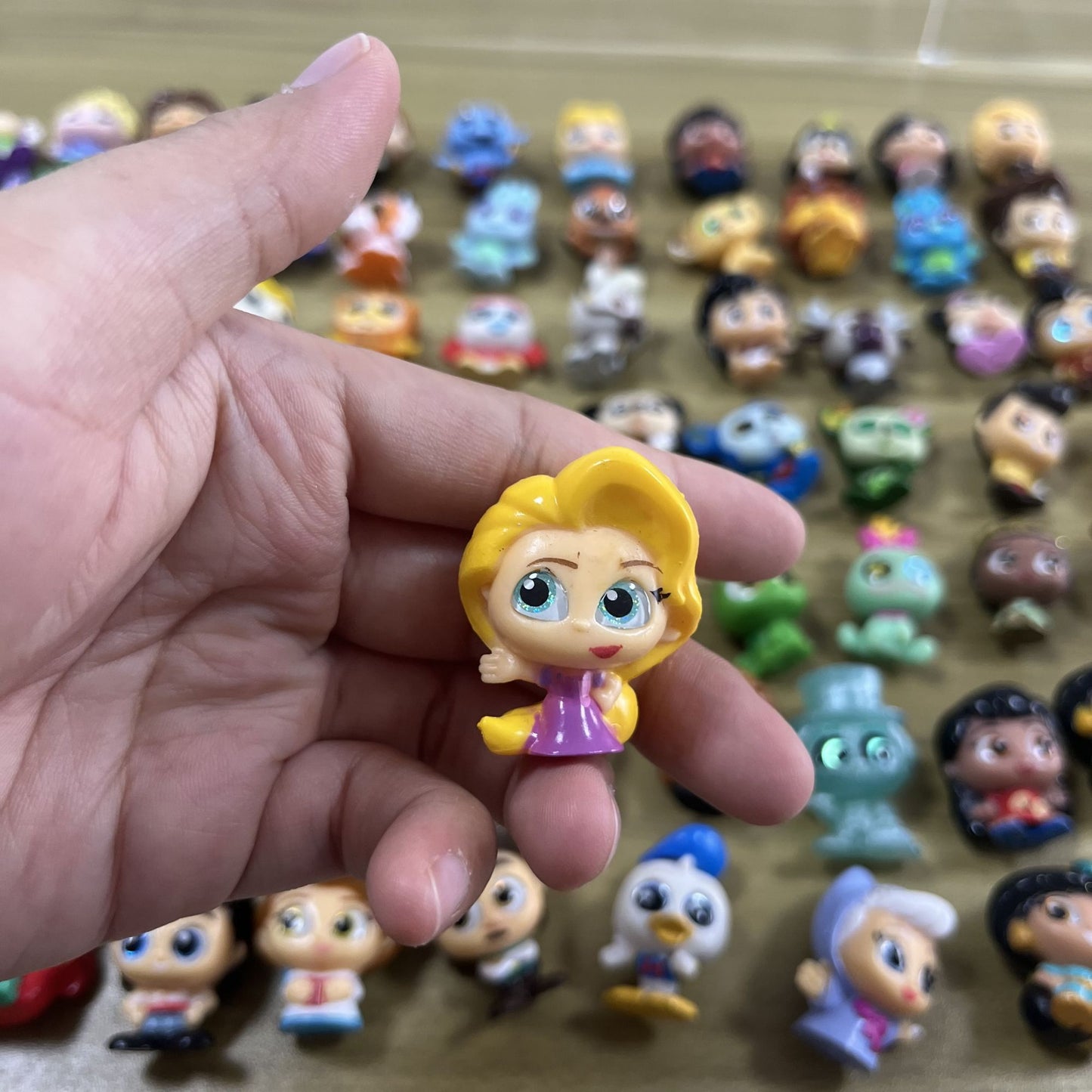 Anime Disney Doorables Kawaii Boneca Olhos Grandes Mickey Buzz Lightyear Bonecos de Ação Modelo Brinquedo Colecionável Desenho Animado Presentes Infantis