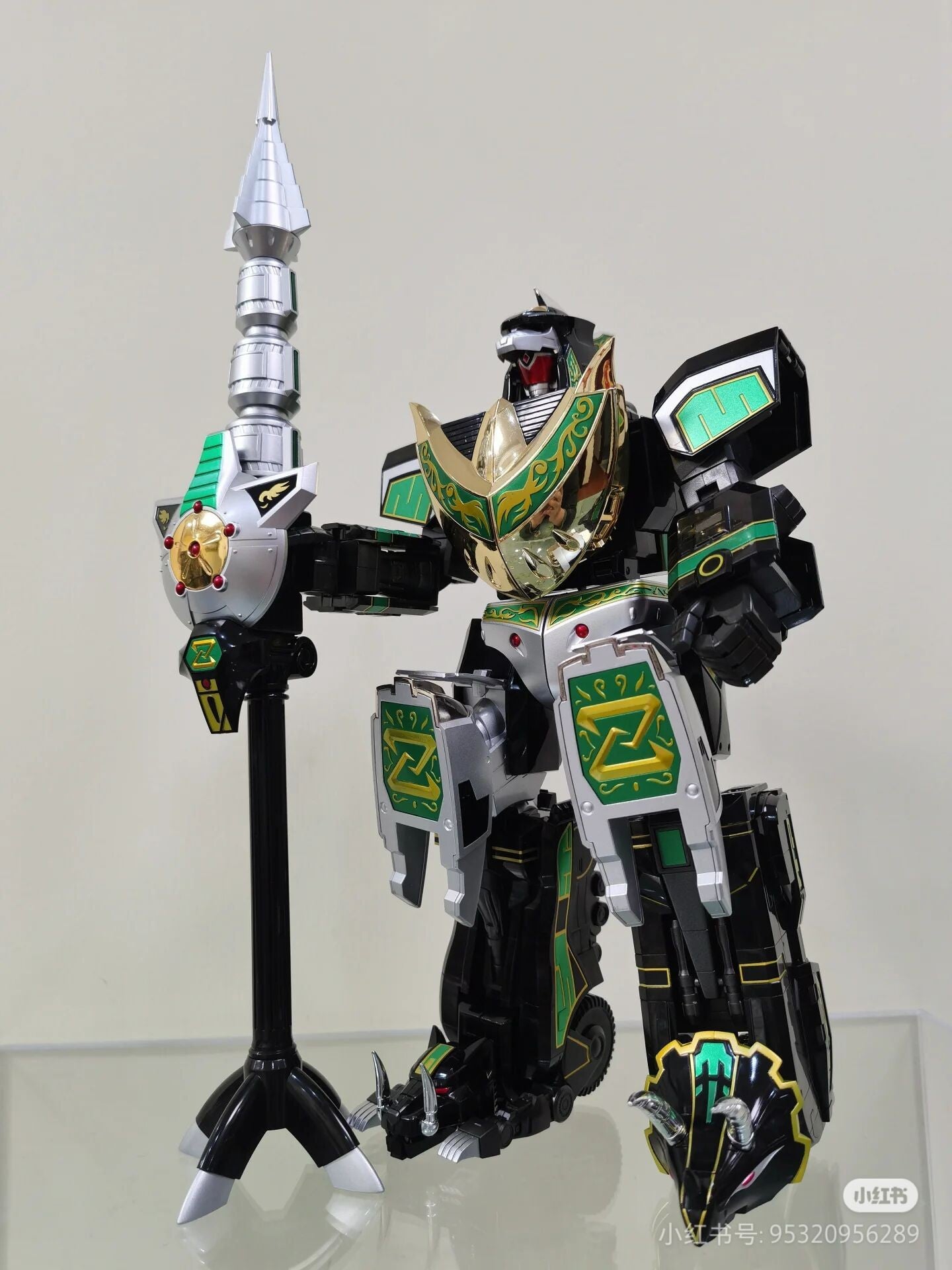 Pré-Venda Power Rangers Lucky Cat Micro Cosmos Mc-05 & Mc-03 Dragon King Caesar Action Figure Colecionável Modelo Montável