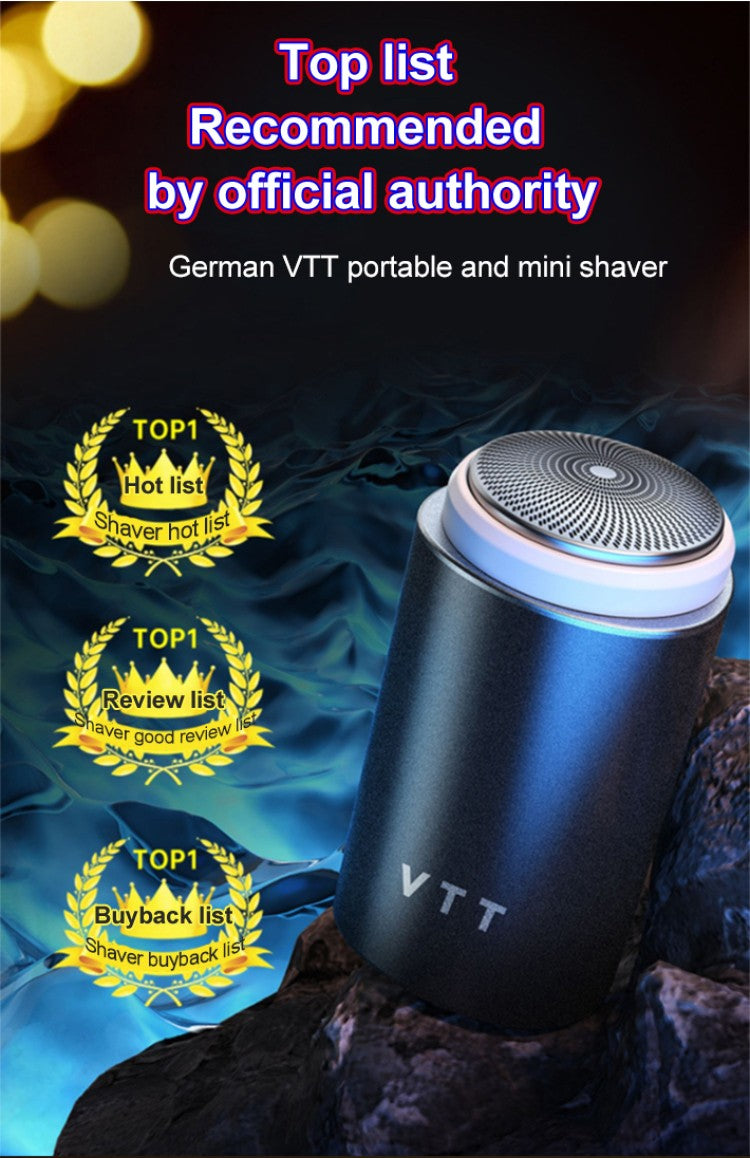 Men's Portable Mini Electric Shaver USB Charging Multifunctional IPX7 Waterproof Shaver