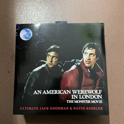 NECA Original 04949 Um Lobisomem Americano em Londres David Jack 2-pack Anime Action Figure Modelo de Boneca Brinquedos Infantis