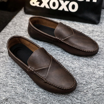 Men Shoes Loafers Casual Shoes Handmade Moccasins Men Comfortable Driving Shoes Sneakers Male Designer Design Footwear 2023