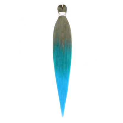 Cabelo Sintético Trançado Pré-esticado Profissional Sem Coceira Fibra Que Sela Em Água Quente 30'' Ombre Textura Yaki Extensões de Cabelo para Trança