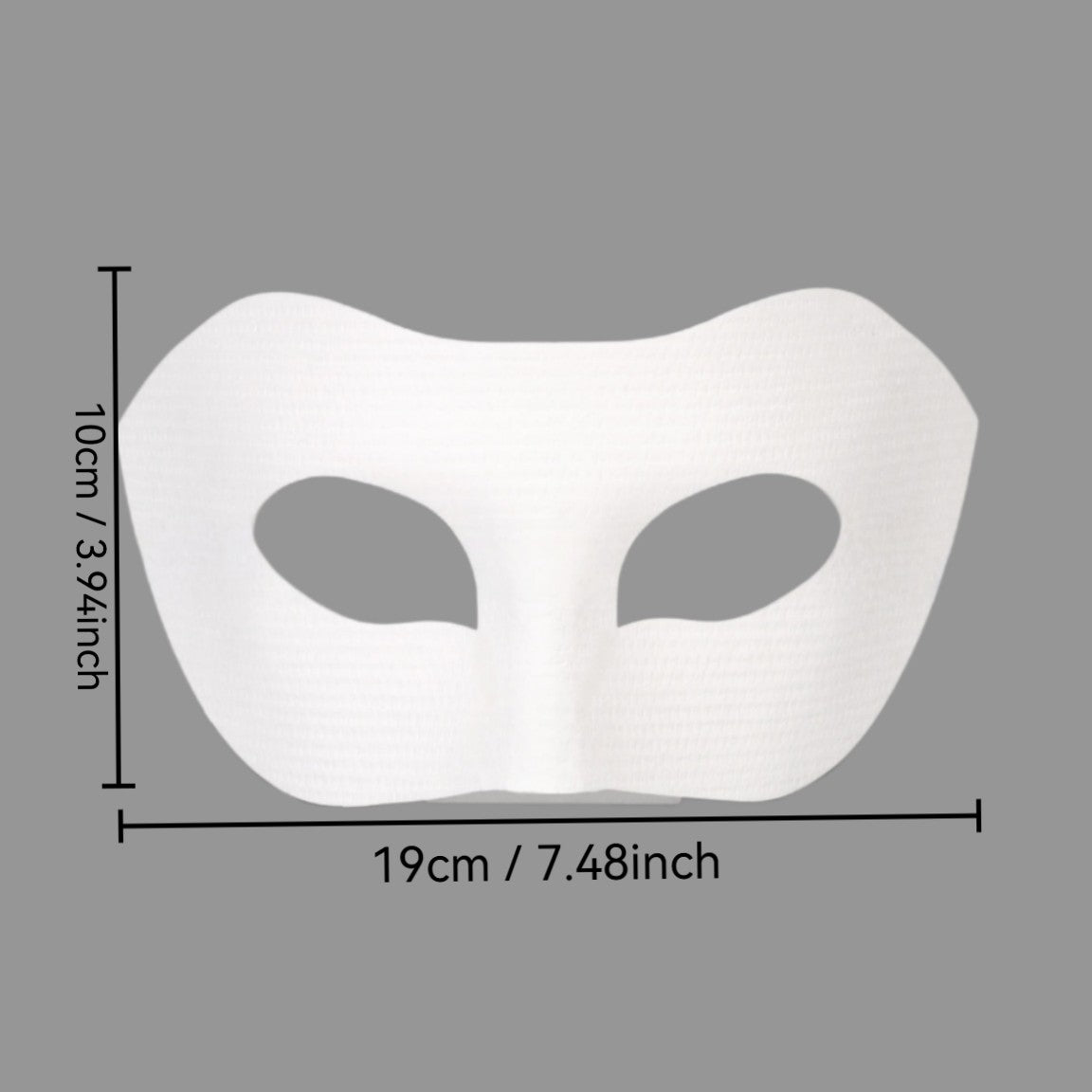 5 Pcs DIY Blank Half Face Masquerade Mask, Unpainted White Venetian Mask for Kids Adults Art Craft Halloween Costume Decoration