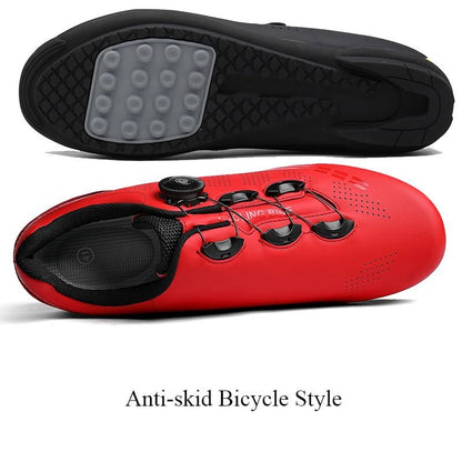 Mountain Riding Shoes Moped Road Lock Shoes Sports Racing Bikes High Endurance Locking Shoes Road Speed Riding Sneakers