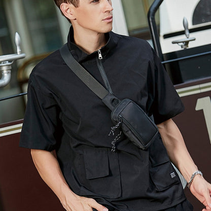 New Men Shoulder Bag Fashion Oxford Sports Shoulder Chest Bag Mini Crossbody Messenger Bags Handbags Casual Travel Phone Bags