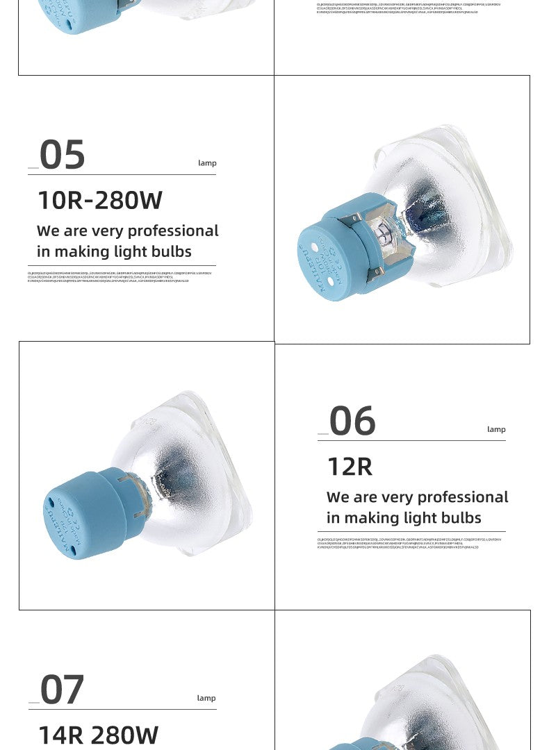 Stage Light 200W 5R / 7R 230W Metal Halide Lamp Moving Beam Lamp 230 Beam Platinum Metal Halogen Lamps Follow Spot