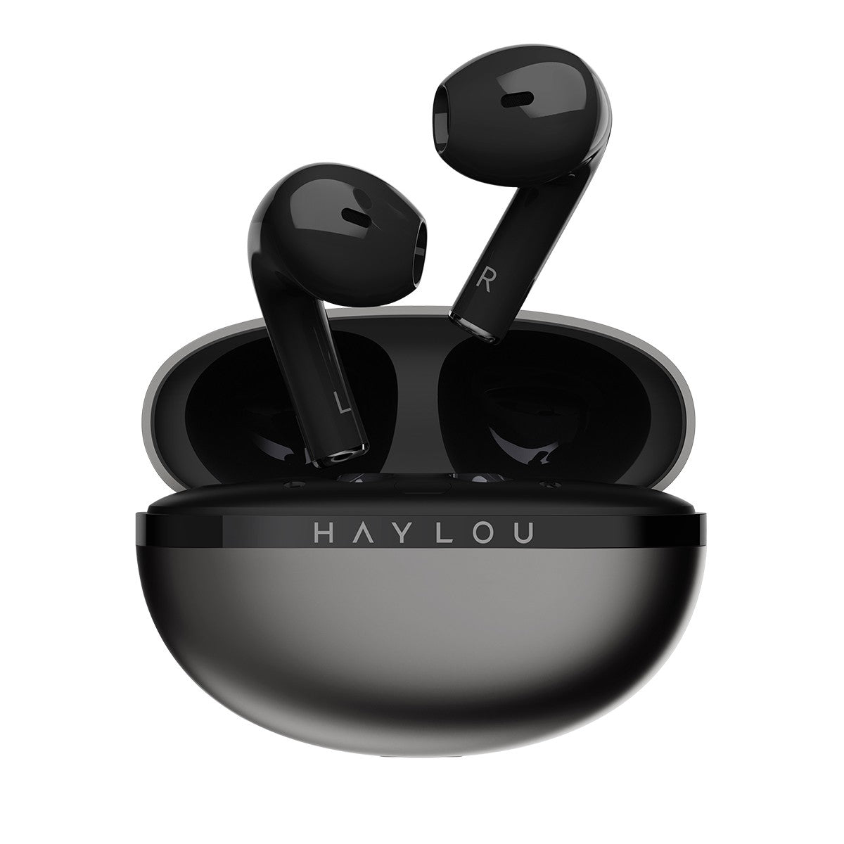 Fones de ouvido HAYLOU X1 2023 True Wireless, estojo metálico, Bluetooth 5.4, bateria de 24 horas, fones de ouvido semi-intra-auriculares