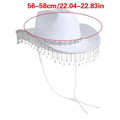 31BB Adjustable Denims Hat Delicate Rhinestones Hat Various Colorful Hat Beautiful for Unisex Casual Wear