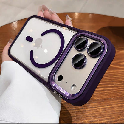 for iPhone 17 Camera Bracket for Magsafe Case for iPhone 17 Pro Max Air Wrist Strap Lens Film ShockProof Wireless Charging Cover
