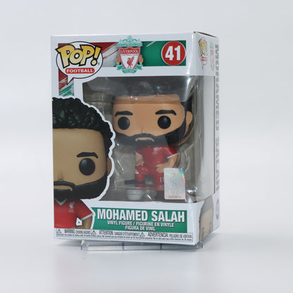 Original Funko Pop Premier League Liverpool Football Club Mohamed Salah Peripheral Doll Figurine Model Toy Gift for Boys