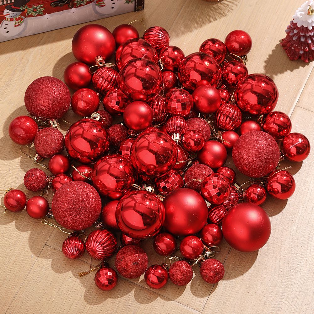 10/20/30/50/100Pcs Merry Christmas Ball Hanging Christmas Tree Decoration for Home Decor New Year 2026 Navidad Party Supplies