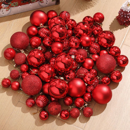 10/20/30/50/100Pcs Merry Christmas Ball Hanging Christmas Tree Decoration for Home Decor New Year 2026 Navidad Party Supplies