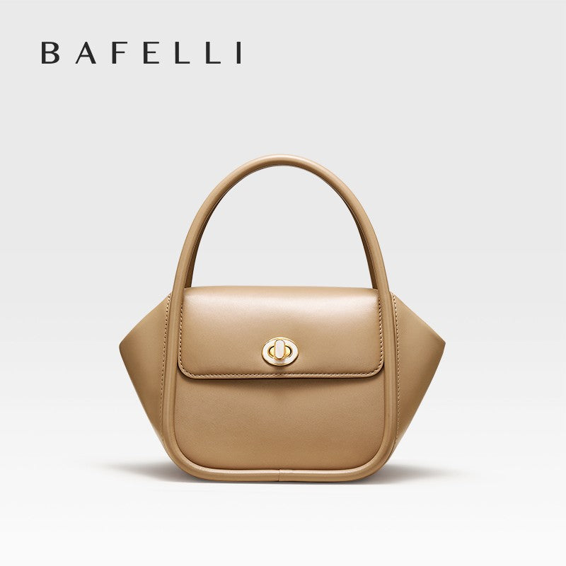 BAFELLI NEW 2025 WOMEN'S HANDBAG WINTER WOOL FASHION BENTO EVENING LEATHER ORIGINAL STYLE LUXURY BRAND PURSE SHOULDER CASUAL