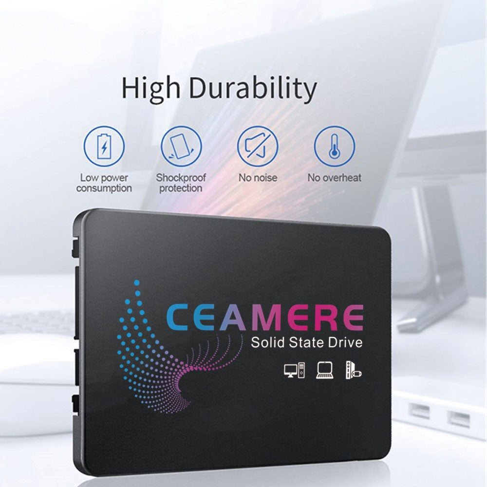 CeaMere 10-5PCS 2.5 SSD 480GB 512GB 1TB 120GB 240GB 256GB Disco Rígido Interno de Estado Sólido para Computador Grátis