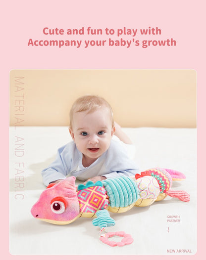 Baby Rattle Musical Caterpillar Worm Infant Soft Plush Toys Children Sensory Animals Caterpillar Toys Newborn Tummy Time Toys