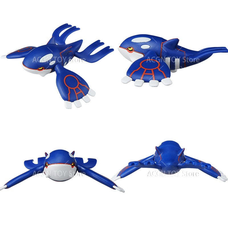 Bonecos e figuras de ação Pokémon TOMY originais: Zacian, Zamazenta, Reshiram, Arceus, Lunala, Rayquaza, Giratina, Zygarde, Palkia, Kyogre - Brinquedos de PVC