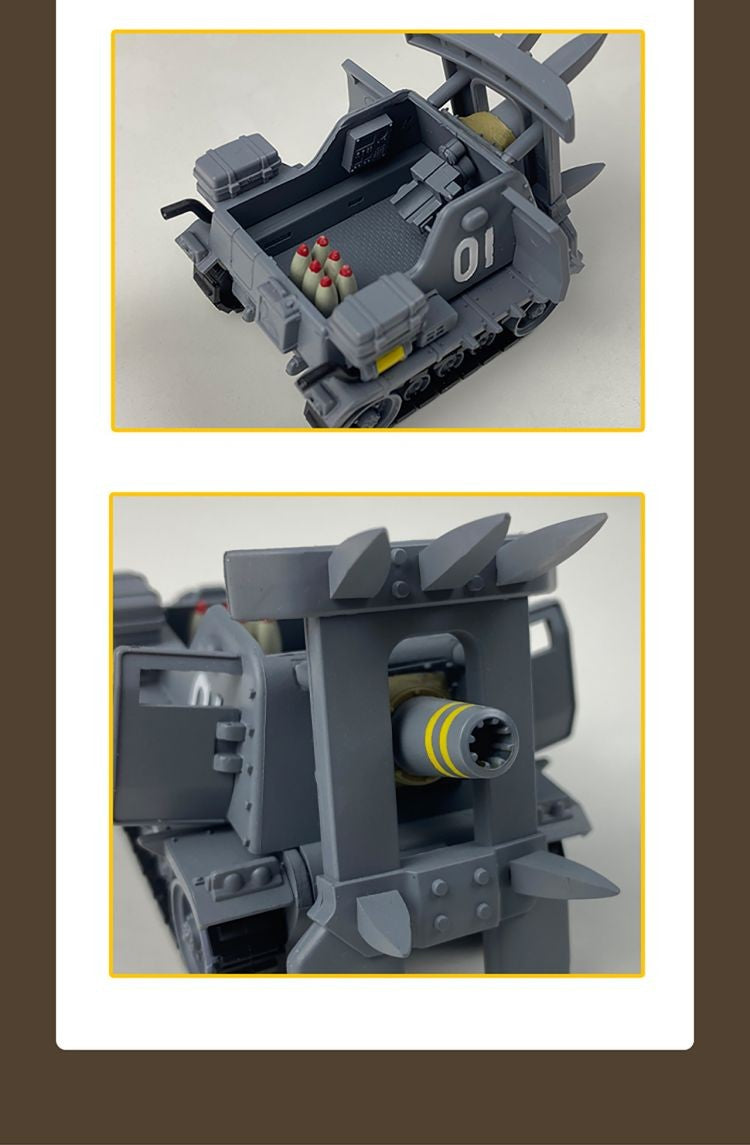 New Era Models Brinquedo Educacional Infantil Metal Slug X – Kit de Montagem de Tanque com Figura de Soldado Capturado Cenário Militar para Construção