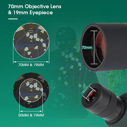 Svbony SV28plus 50/60/70mm Luneta Terrestre Telescópio Zoom Potente Longo Alcance Prisma PORRO Adequado para Tiro ao Alvo Arco e Flecha