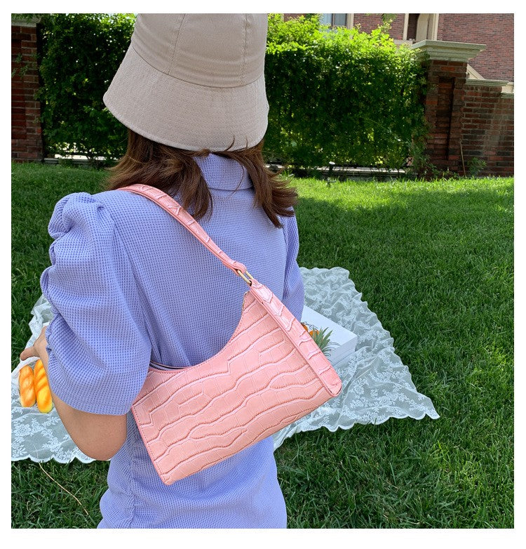 Fashion Exquisite Shopping Bag Retro Casual Women Totes Shoulder Bags Female Leather Solid Color Chain Handbag for Women 2024