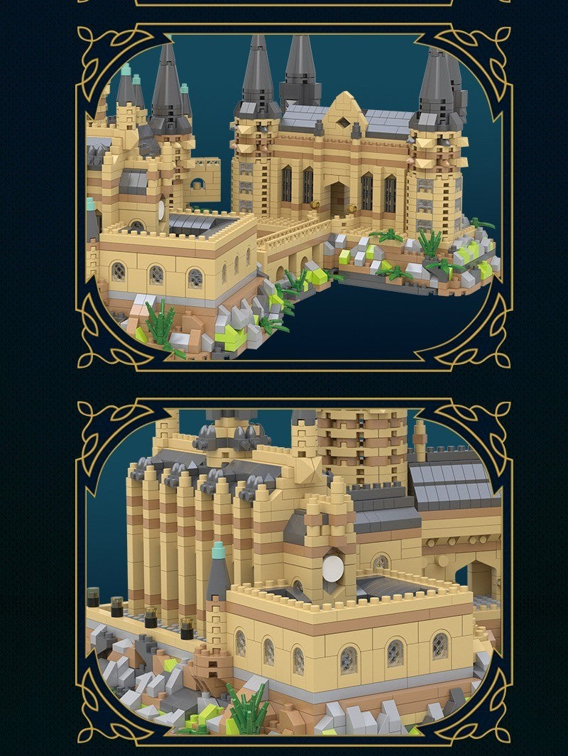 Magic Castle Arquitetura Medieval Conjunto de Construção Criativo Blocos de Montar Técnicos Kit MOC Presente Adultos Crianças Feriado