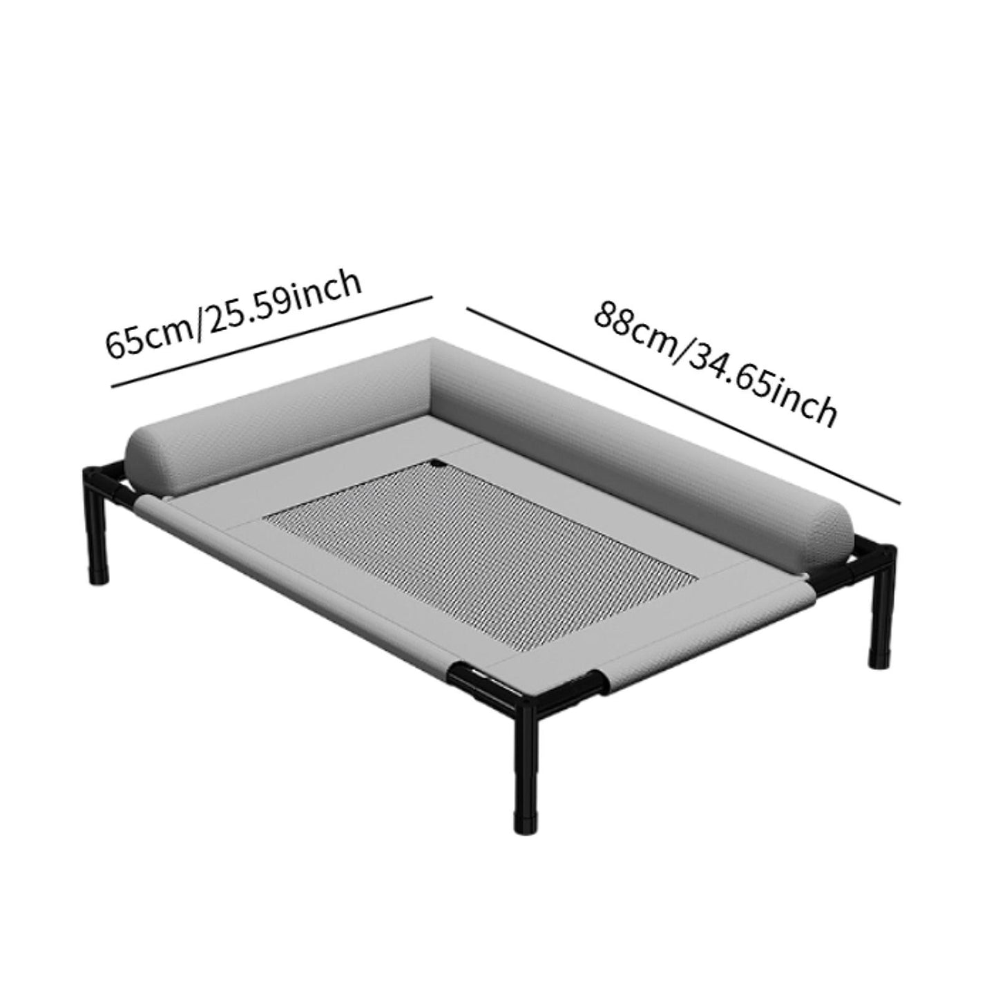 Cama Elevada Refrescante para Cães, Portátil e Lavável, Rede para Cães e Gatos, Cama Portátil para Cães com Tela Respirável