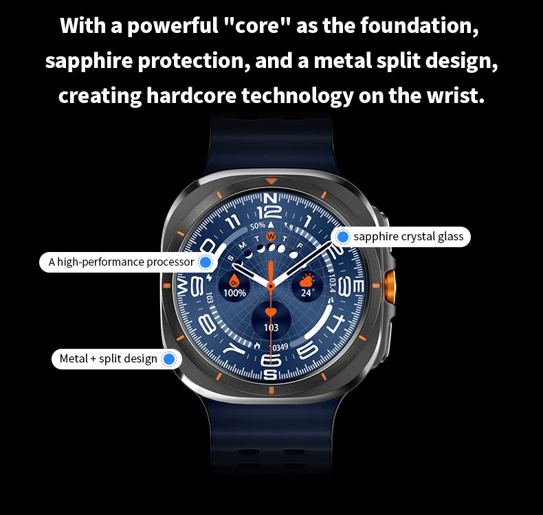 2025 New Watch8 Ultra Smart Watch Classic NFC Health Monitoring  Bluetooth Call 3ATM Waterproof HD Smartwatch For IOS Android