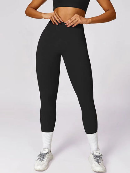 Summer Hot Sale Yoga Leggings Women High Waisted Hip Lifting Ruched Tights Running Cycling Pants Breathable Sports Leggings