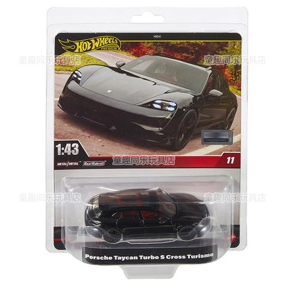 Hot Wheels Original 1:43 Nº 3-21 Carro Autobahn Polícia GT3 RS Modelos de Carros Esportivos Pequenos Fundidos Colecionáveis Para Modelos Hobby Brinquedos